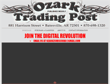 Tablet Screenshot of ozarktradingpost.net